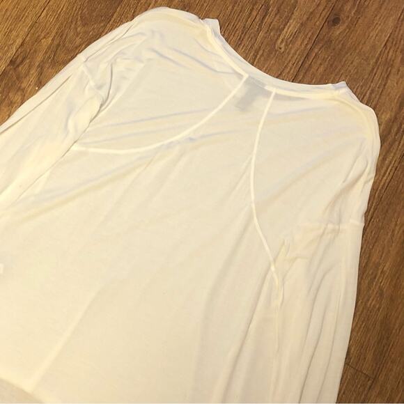 Sweaty Betty Easy Peazy Long Sleeve Crew Neck Shirt Top in Lily White Size XS - Picture 11 of 15